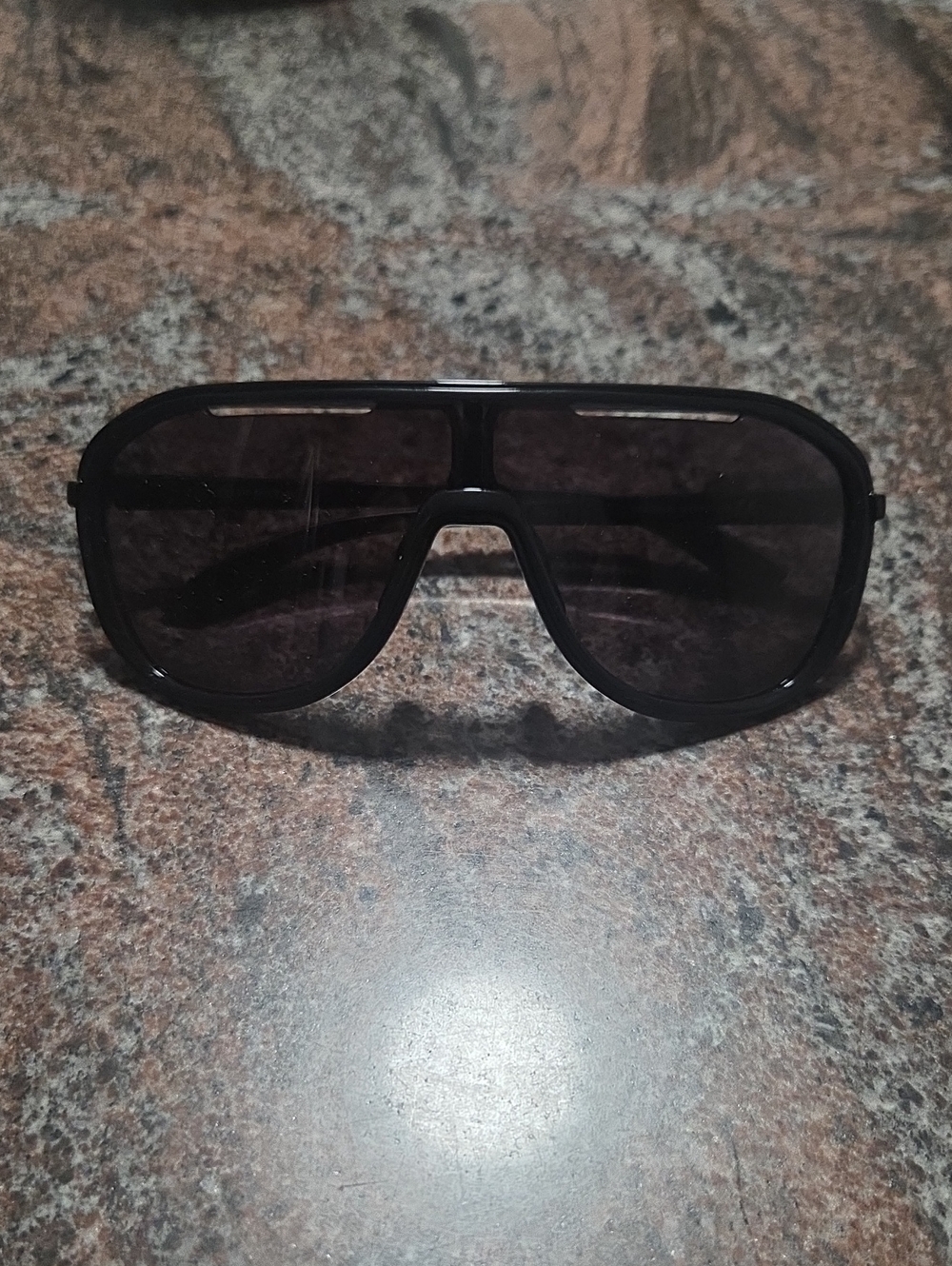 Oakley Women Sunglasses Black Shield-Style Sunglasses